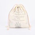 wholesale cotton gift grocery storage drawstring bags reusable jewelry pouch canvas drawstring bag